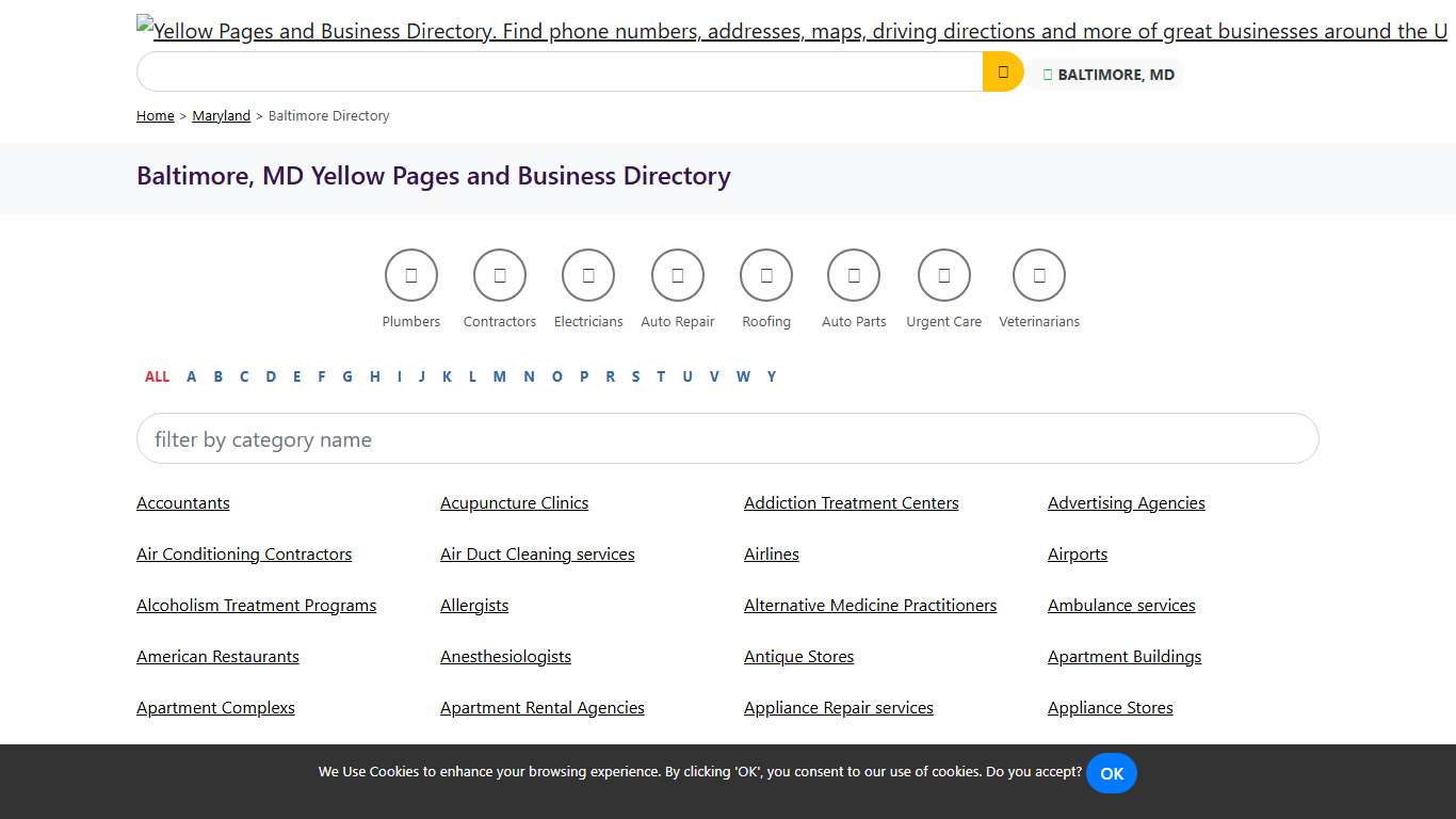 Baltimore Yellow Pages - Baltimore, MD | Yellow-Pages.us.com